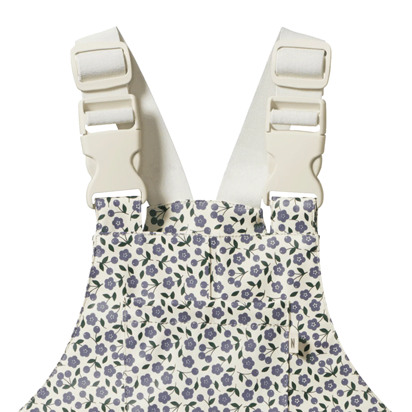 SPLASH OVERALLS - Briarwood Heron Print | Nature Baby