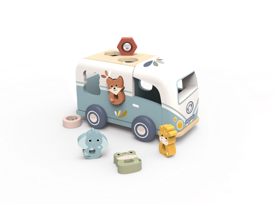 Shape Sorter Van |  Speedy Monkey