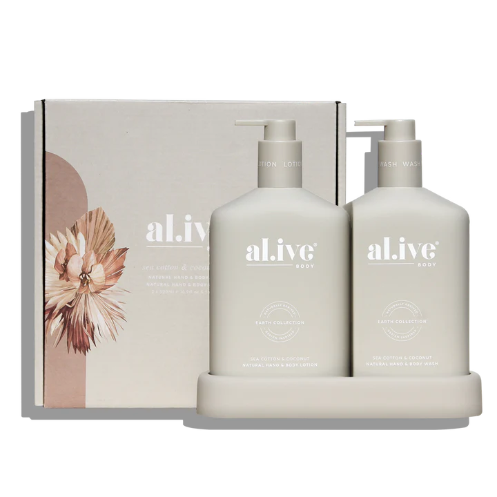 Wash & Lotion Duo - Sea Cotton & Coconut | Al.ive
