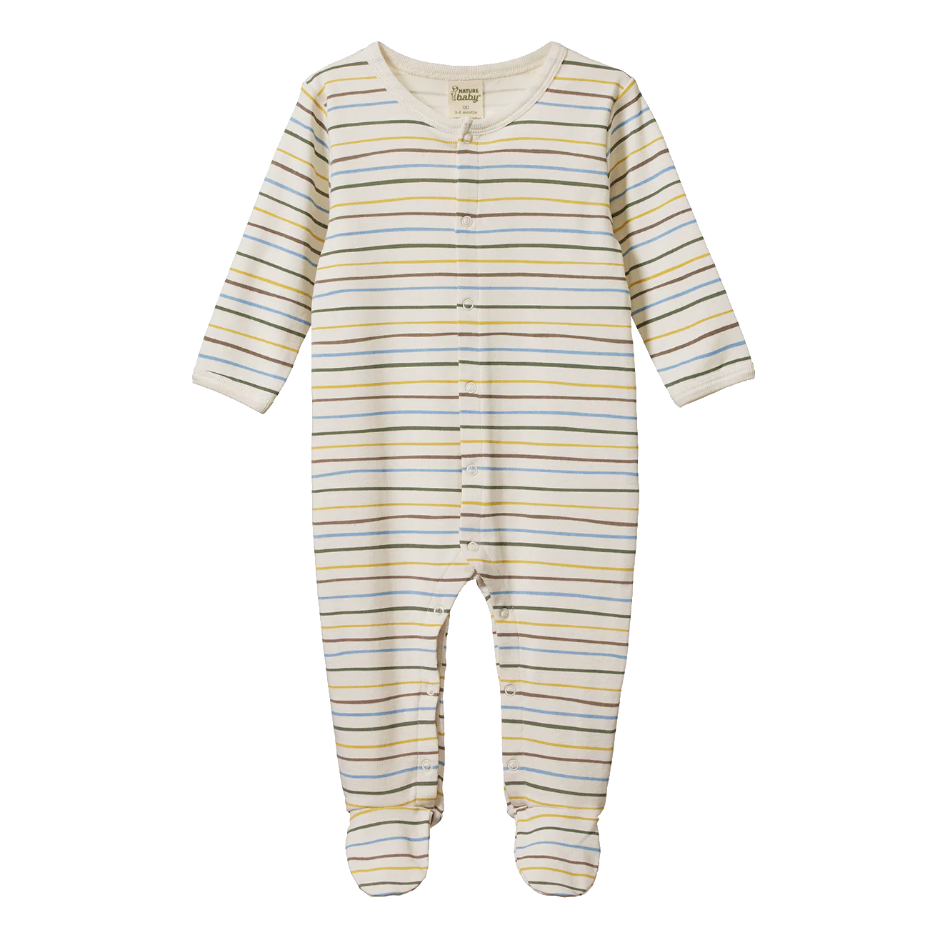 STRETCH & GROW - Pencil Stripes | Nature Baby