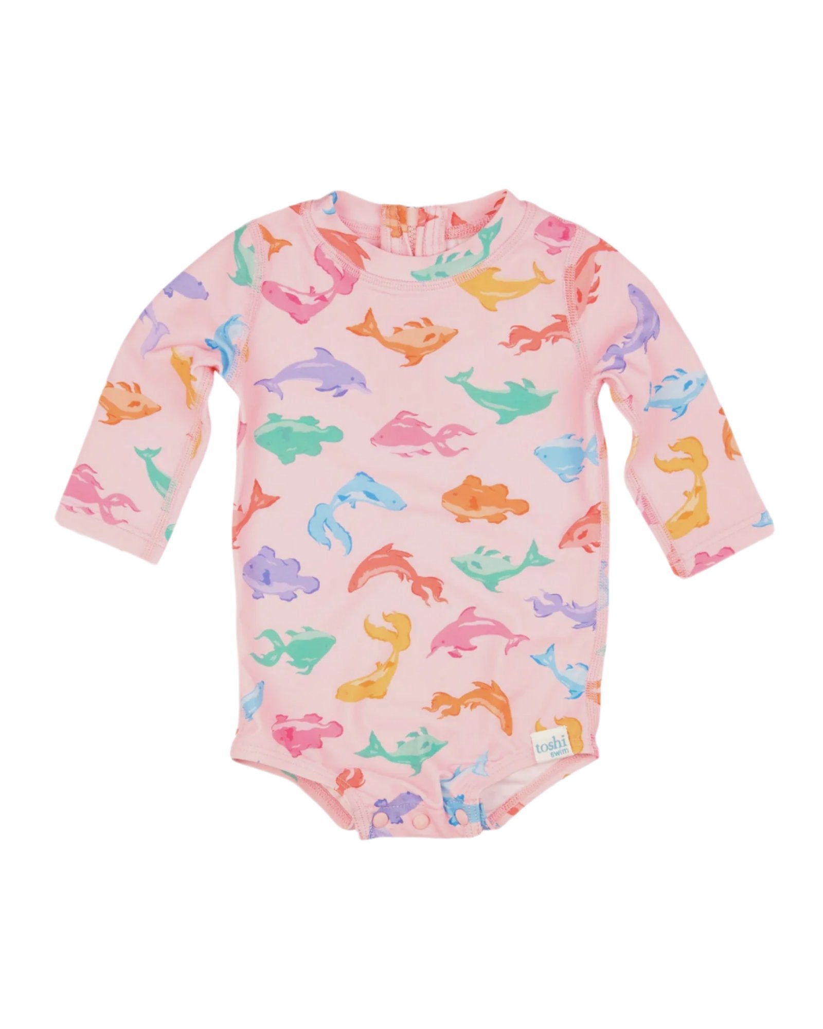 Swim Baby Onesie L/S Classic - Dishy Fishy | Toshi