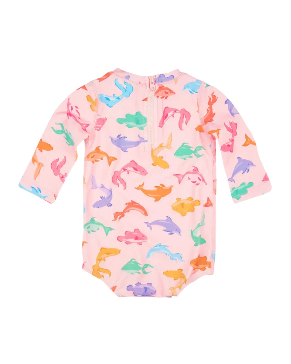 Swim Baby Onesie L/S Classic - Dishy Fishy | Toshi