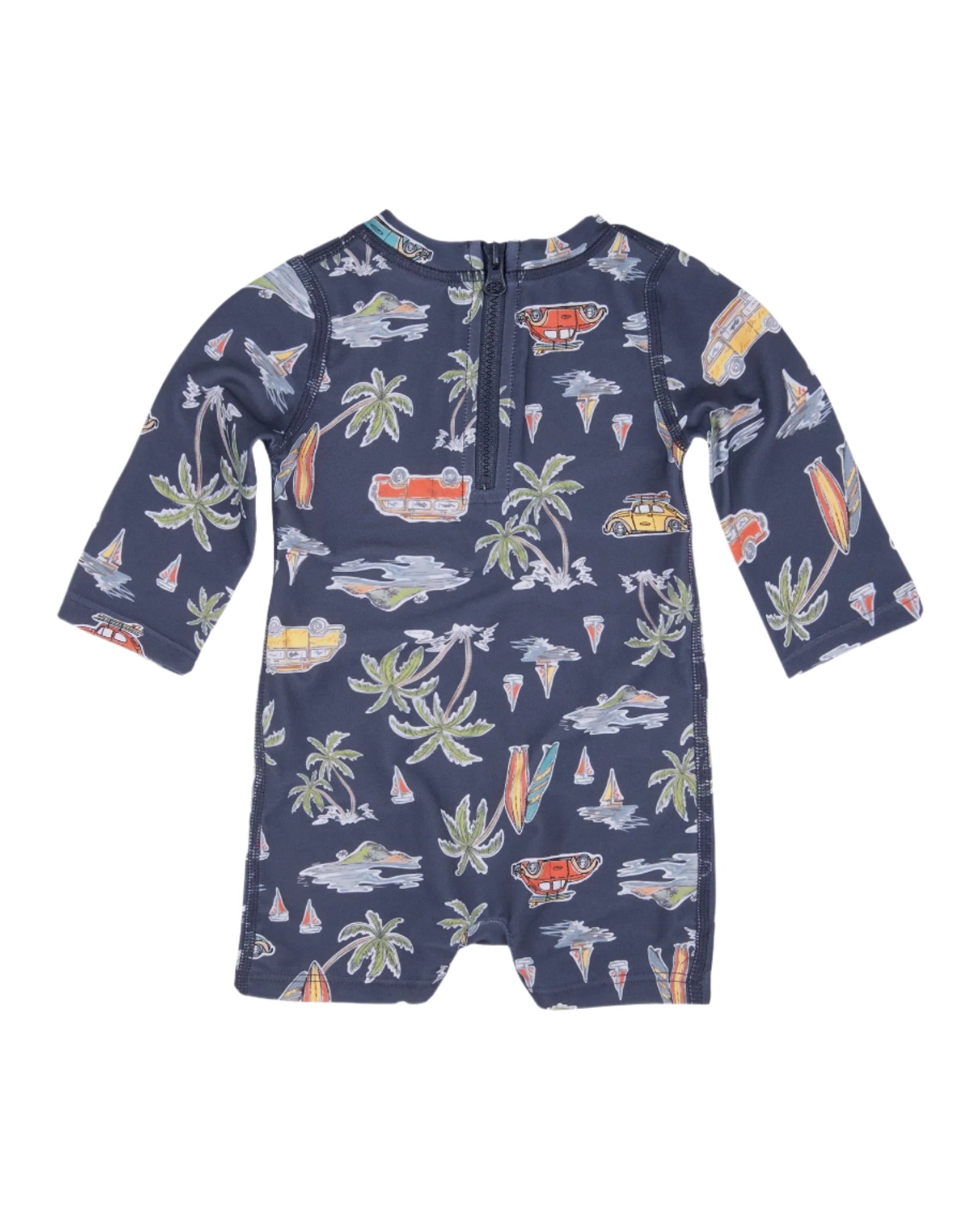 Swim Baby Onesie L/S Classic - Surf Twilight | Toshi