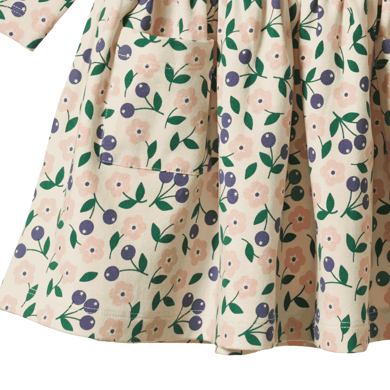 Long Sleeve TWIRL DRESS - Grande Briarwood Print | Nature Baby