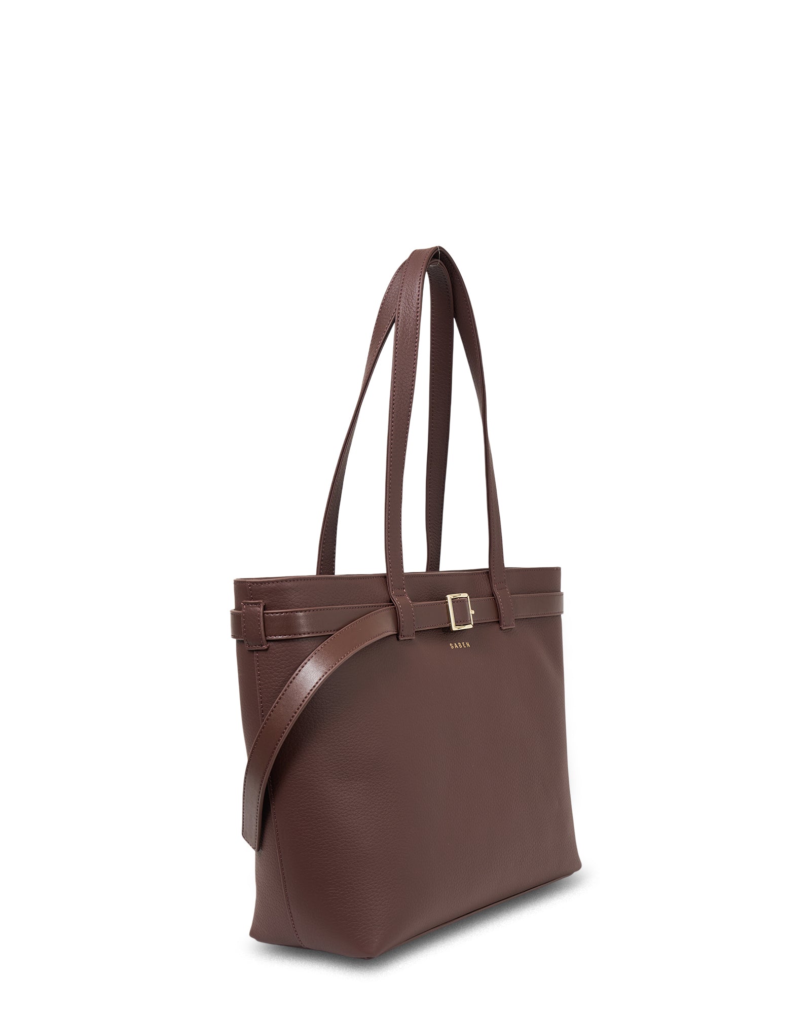 Tabby Shoulder Bag - Espresso + Bronze | Saben