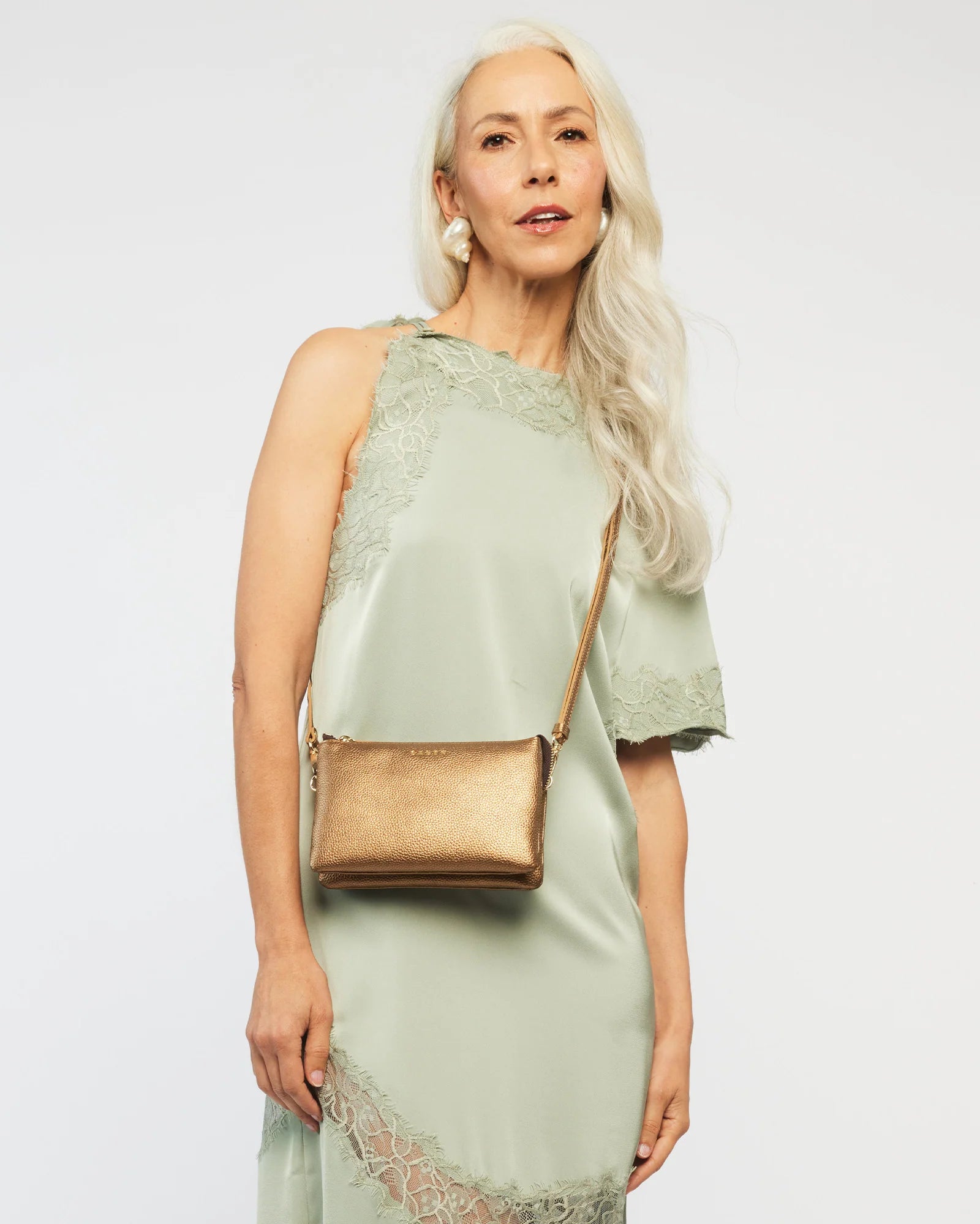 Tilly Crossbody Brushed Bronze | Saben