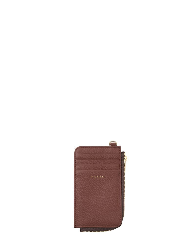 Winona Card Holder Umber | Saben