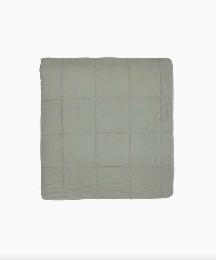 Freya Quilt Sage Large | French Country