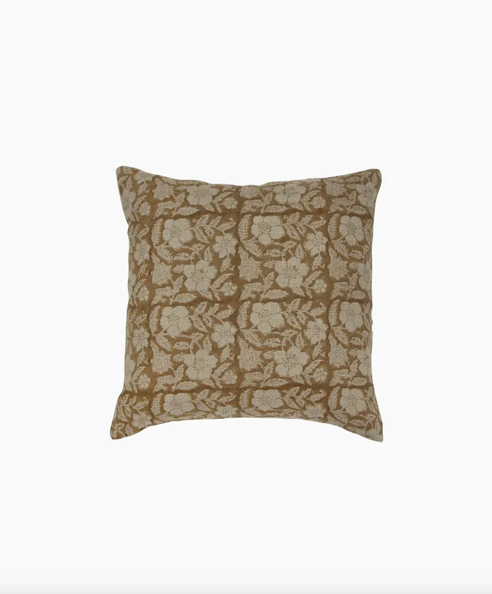 Salta Floral Marigold Cushion Cover | French Country