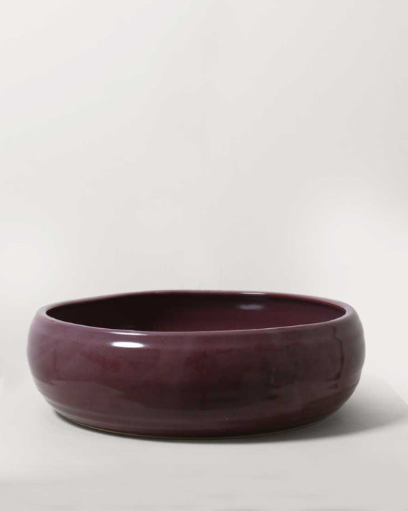 LGE SALAD BOWL/PLUM