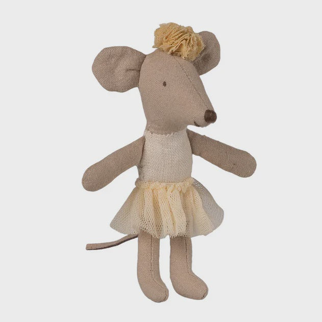 Ballerina Mouse - Little Sister - Off White | Maileg