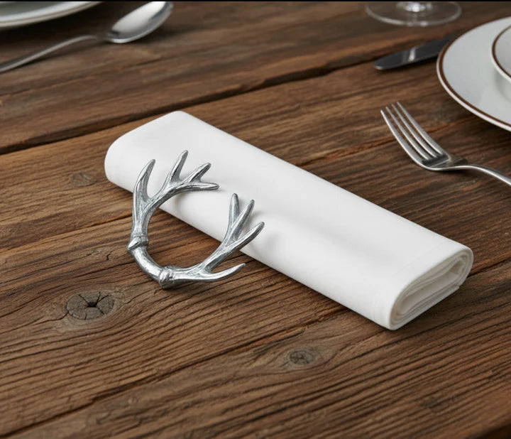 Antler Napkin Ring | Blue Goose