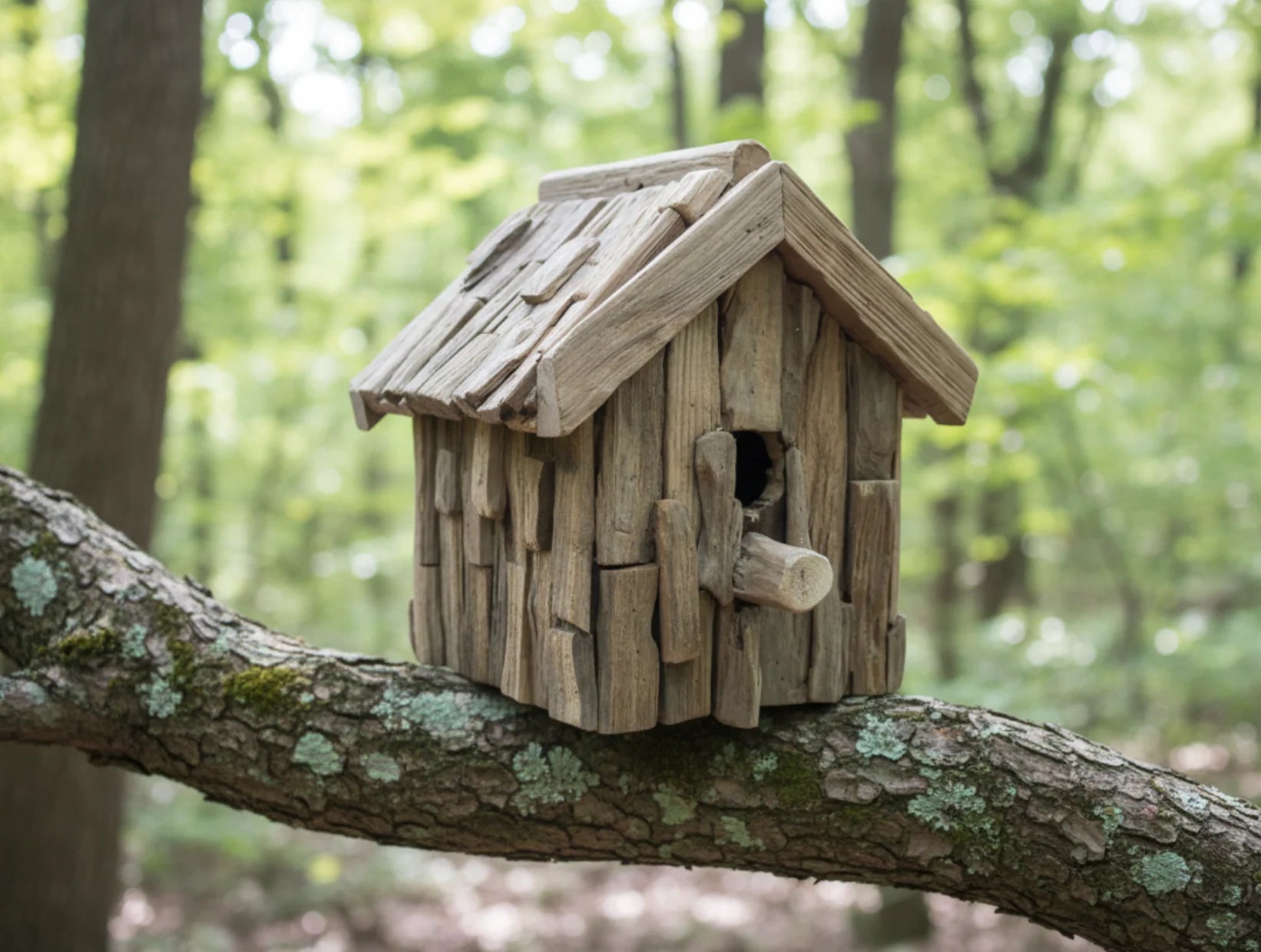 Teak Bird Box/House | Blue Goose Imports