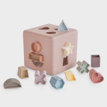 Shape Sorting Box - Petal | Mushie