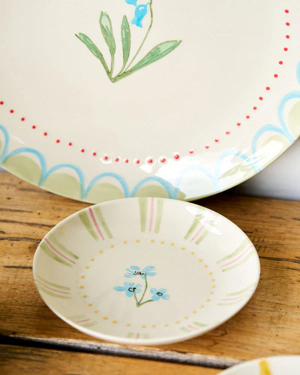 June's Garden Forget Me Not Side Plate | Robert Gordon