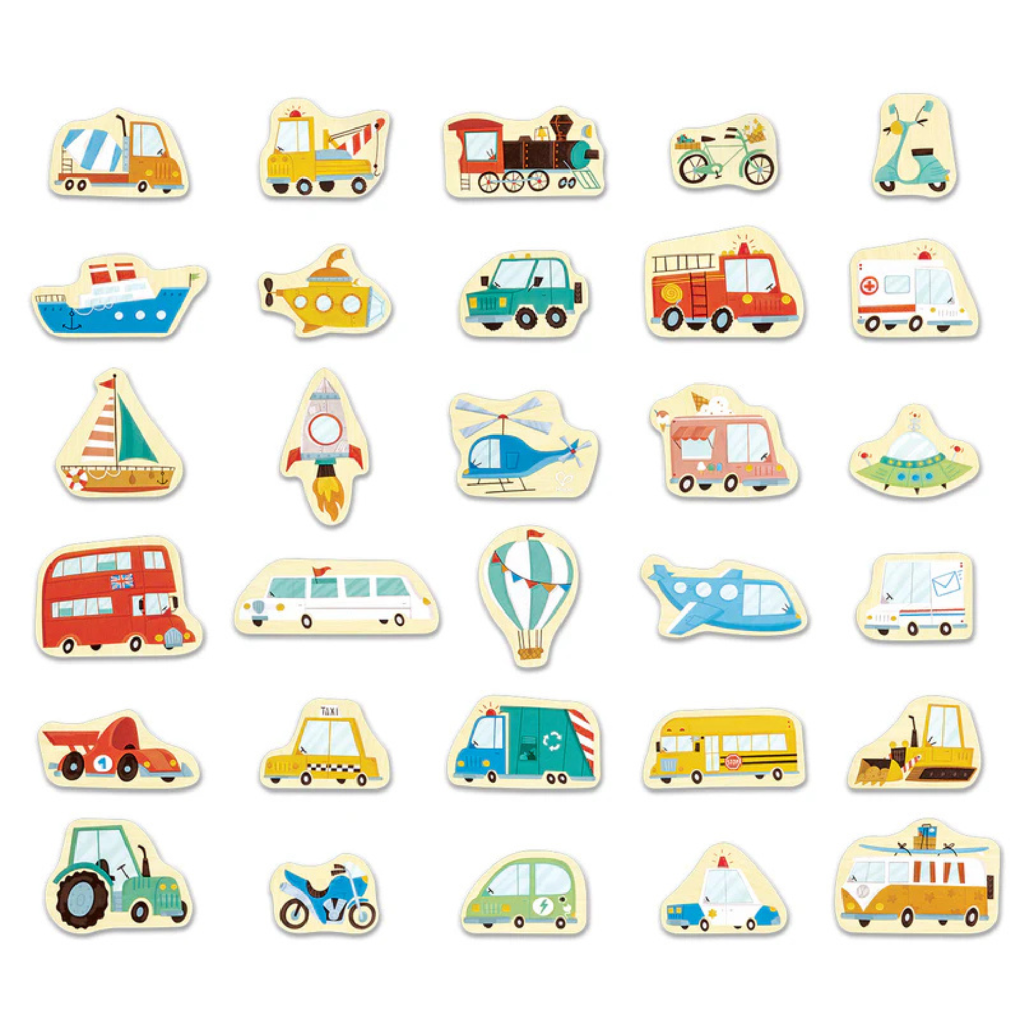 Magnetic Vehicles - 30pc | Hape