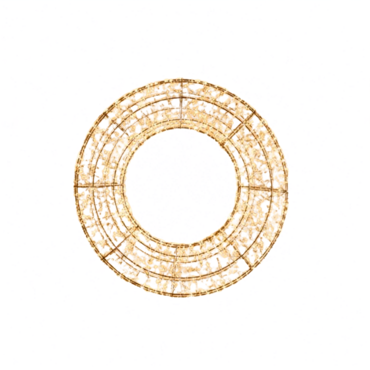 Gold 50cm Metal Wreath | Stellar Haus
