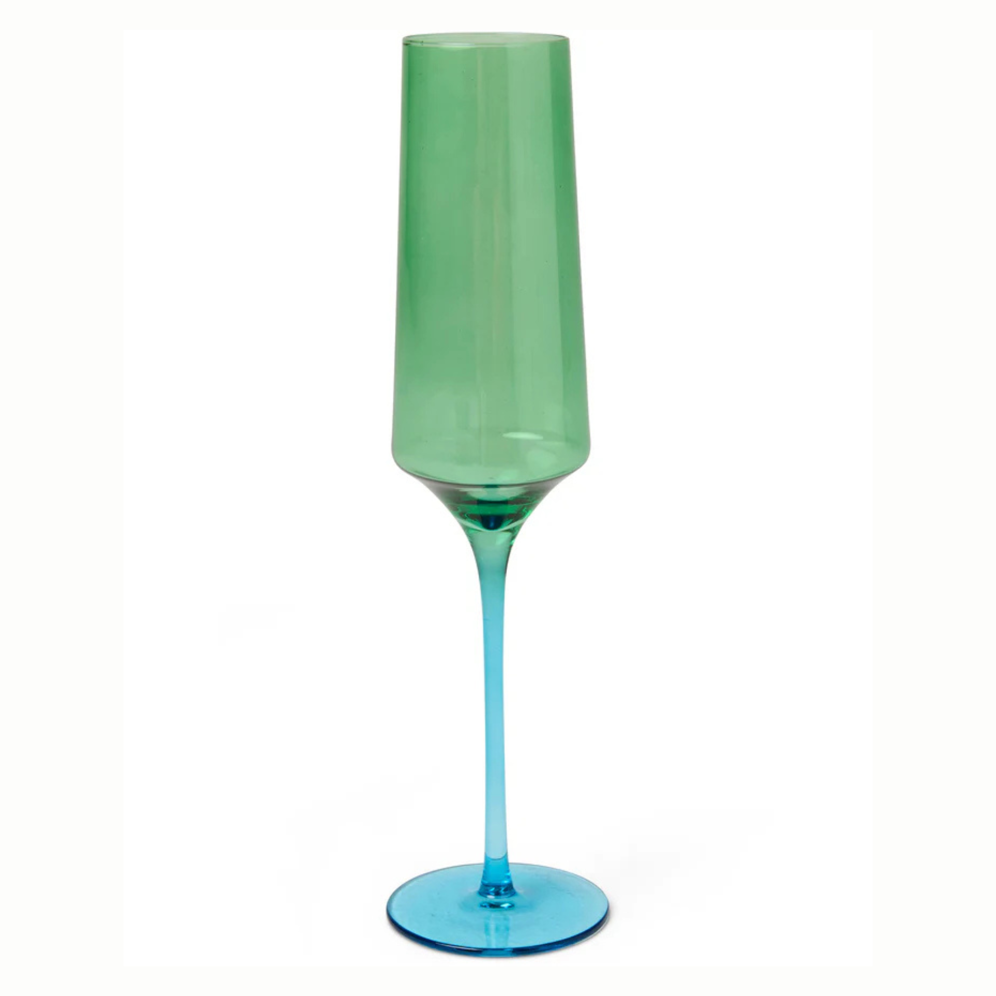 Pistachio Crush Champagne Glass 2P Set One Size | Kip & Co