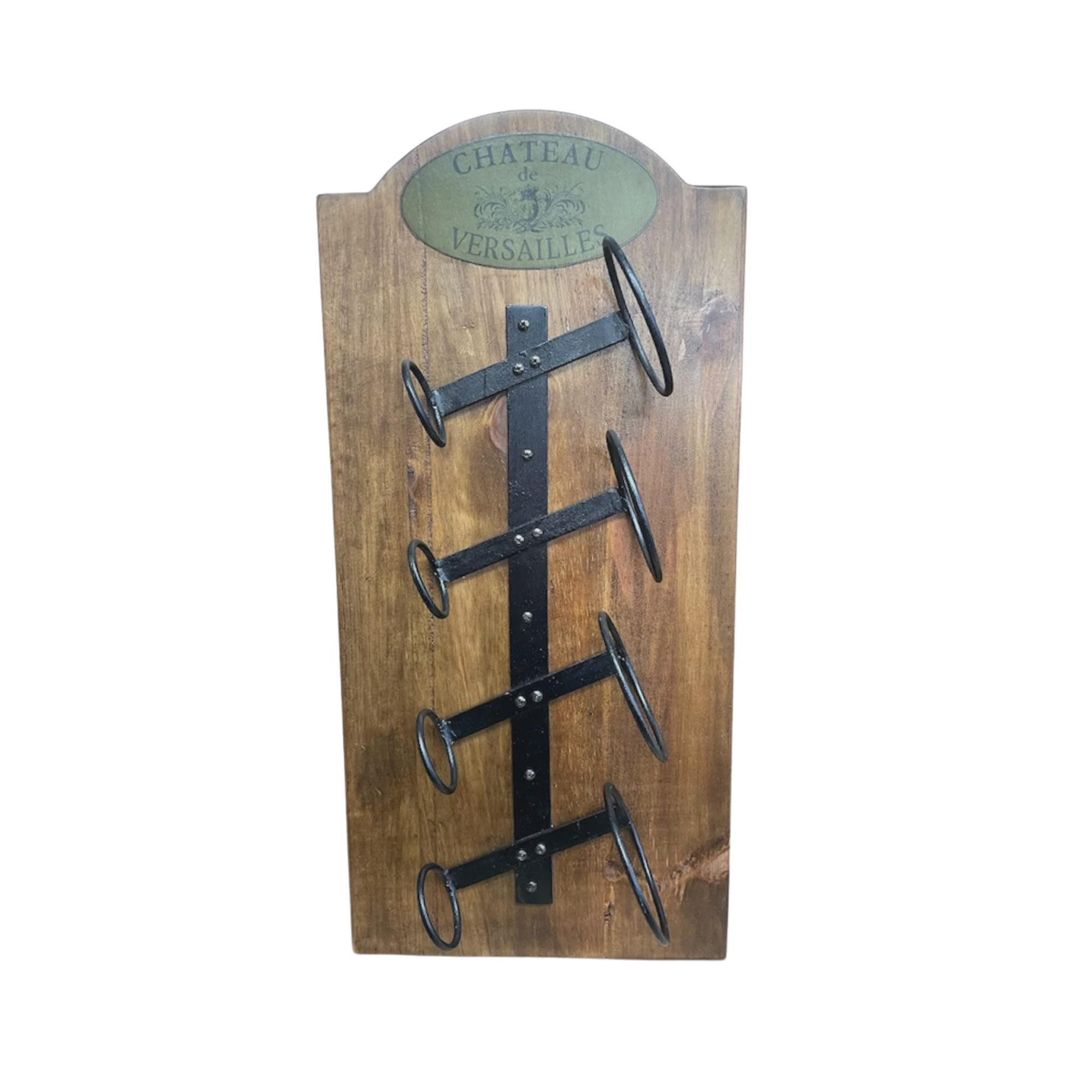 Hanging Wine Rack - 4 Bottles | Blue Goose Imports