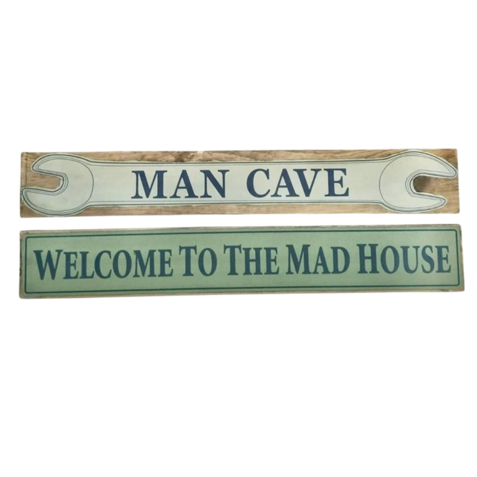 80cm Coloured Sign - Man Cave | Blue Goose