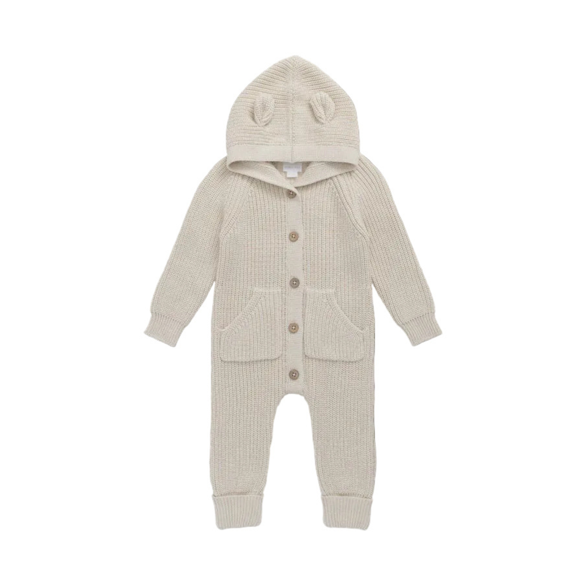 Bear Knit Onepiece - Vanilla | Jamie Kay