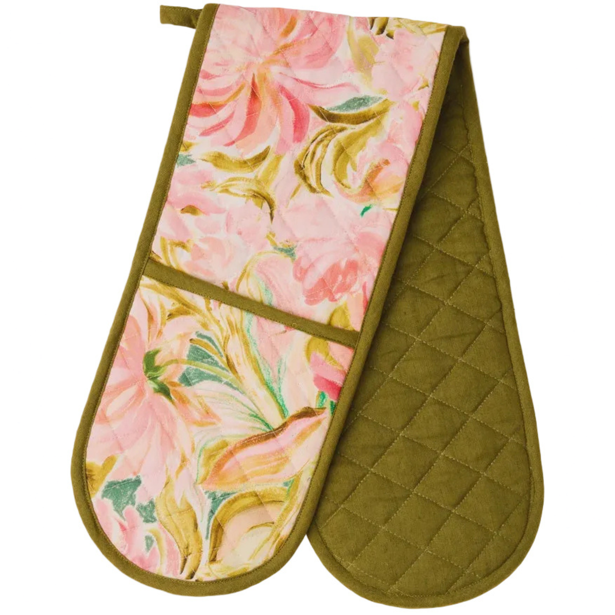 Warm Floral Breeze Double Oven Mitt | Kip & Co