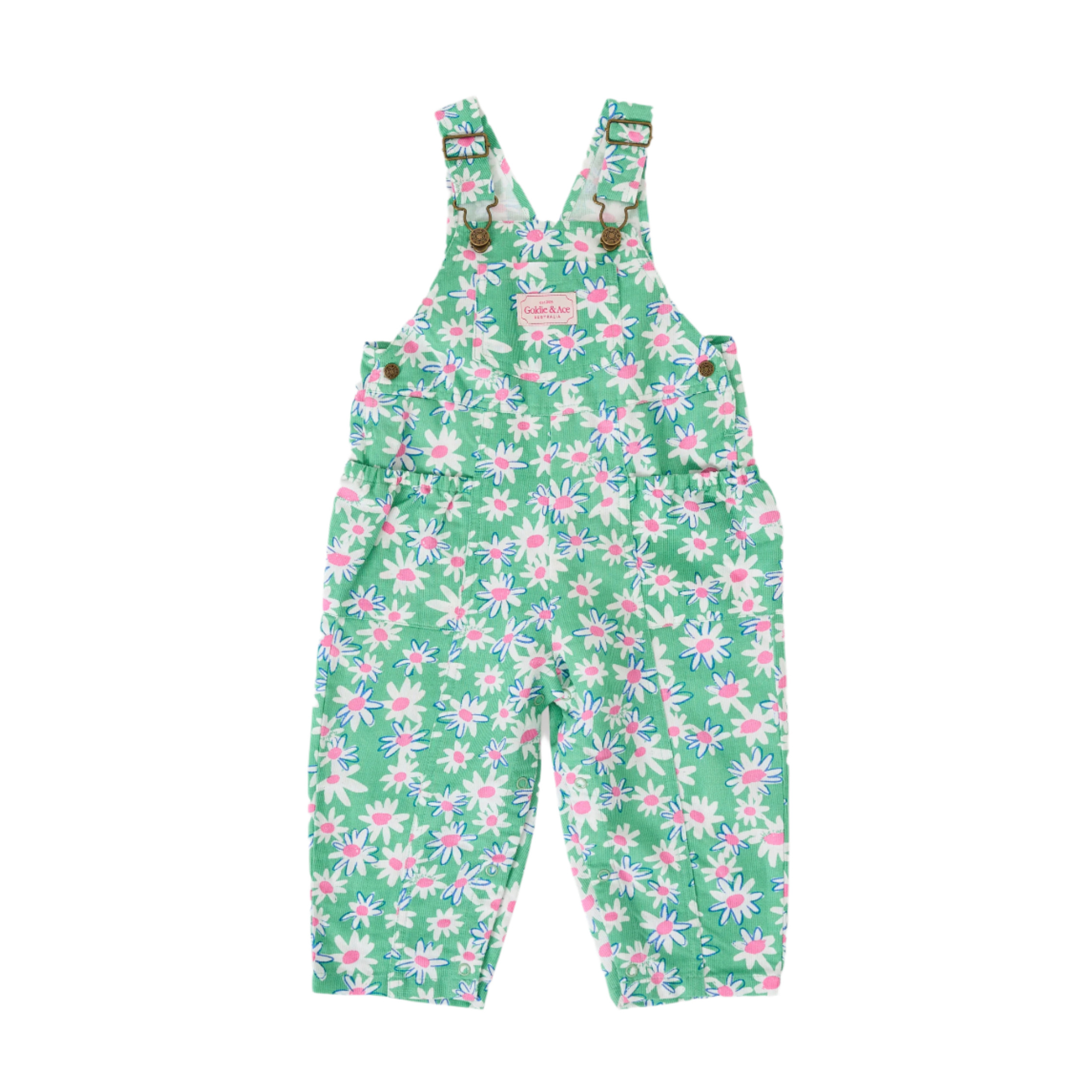 Daisy Patch Austin Pocket Overalls | Goldie and Ace