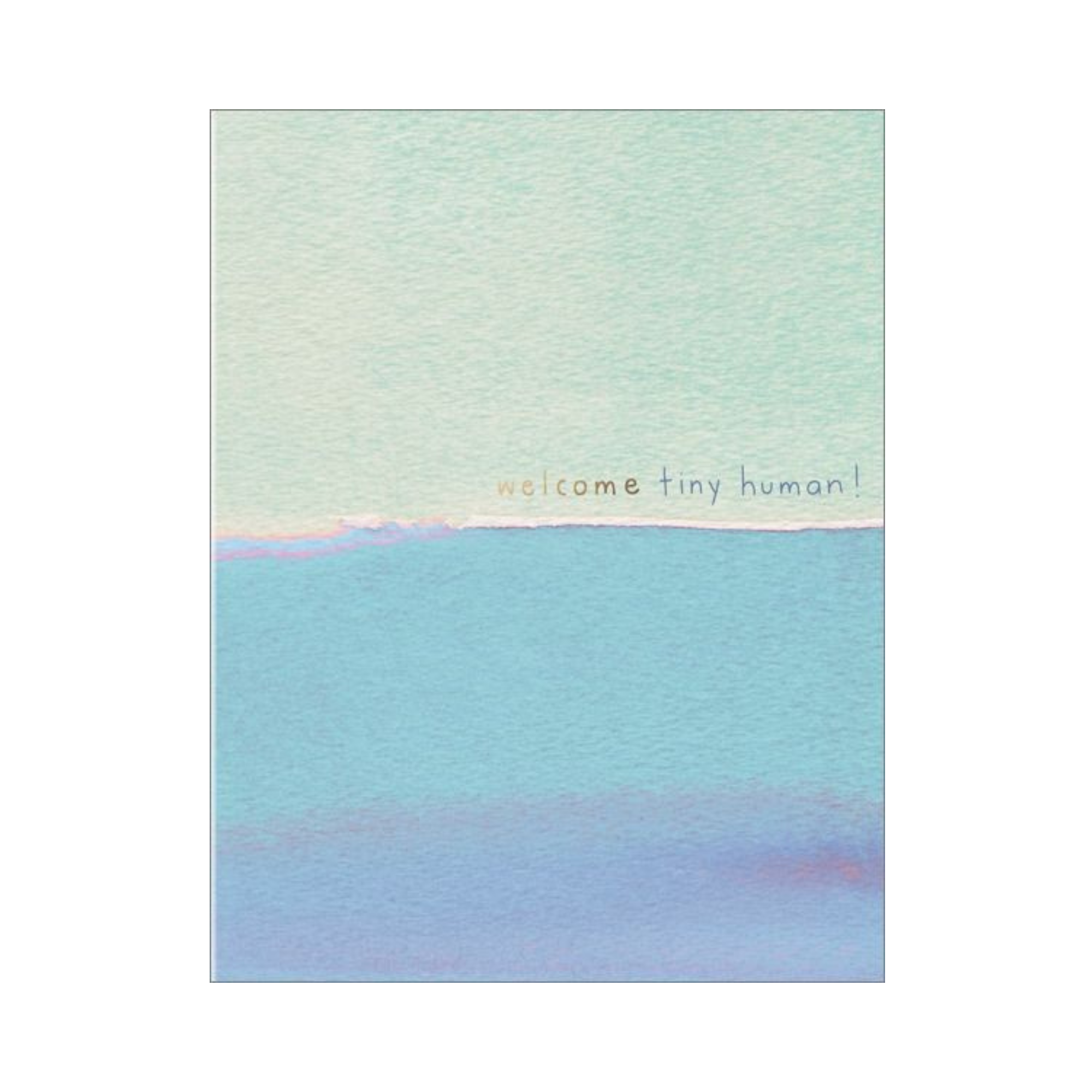 Card - Welcome Tiny Human | E. Frances