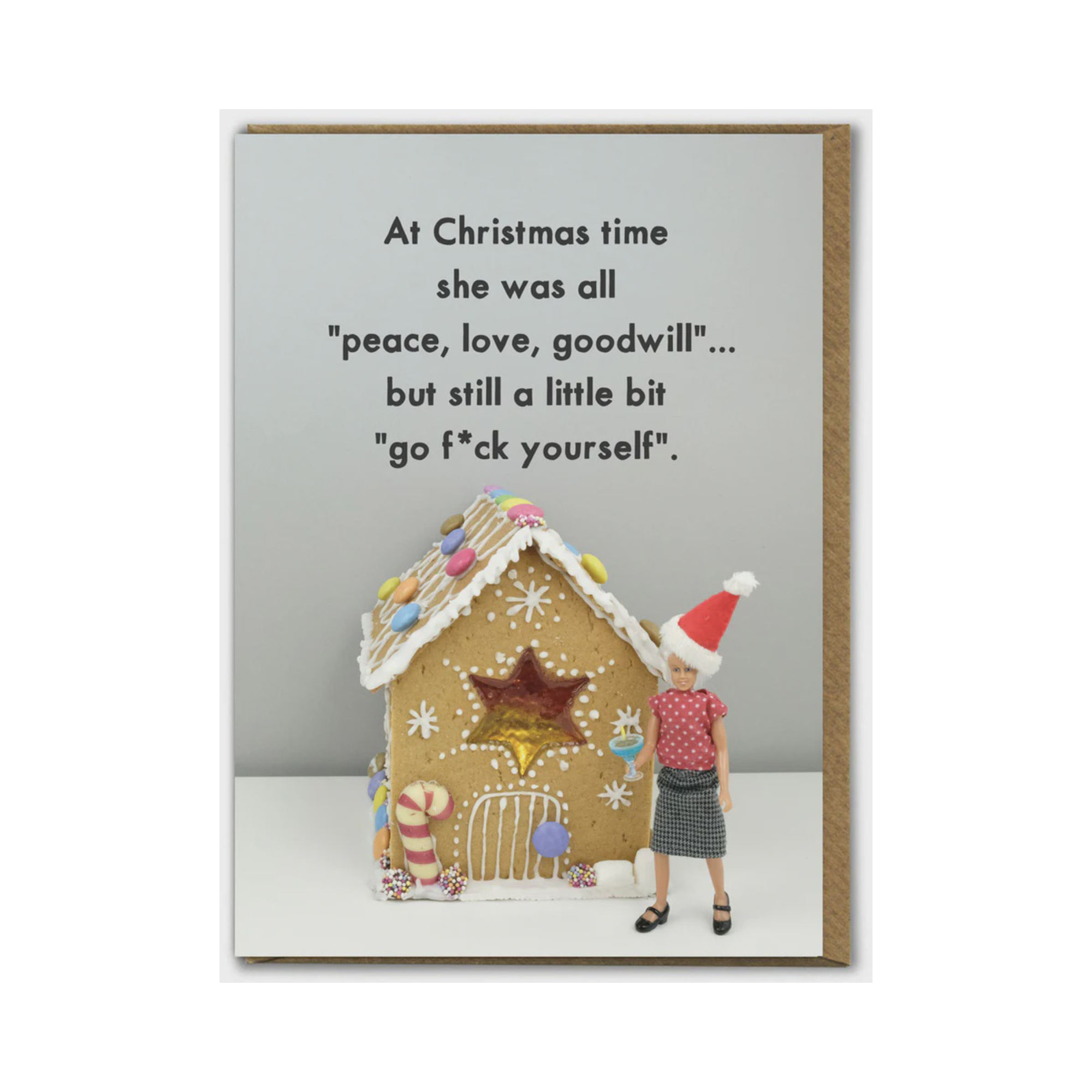 Card - Xmas Peace Love | Bold & Bright
