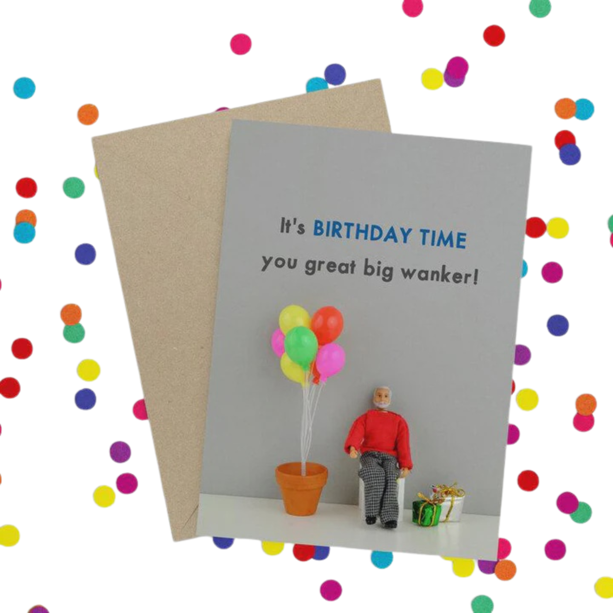 Card - Birthday Wanker | Bold & Bright