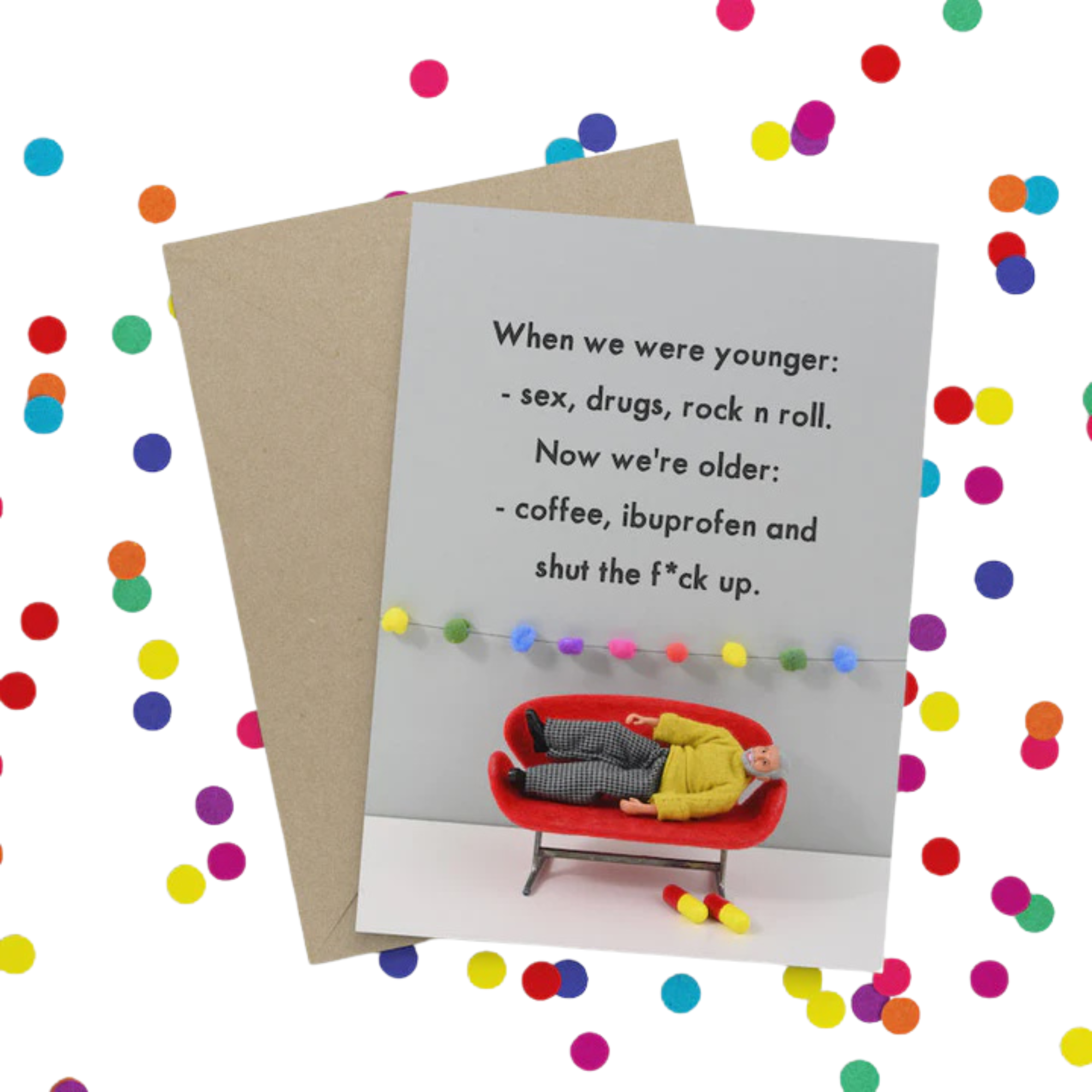 Card - When We Were Younger | Bold & Bright