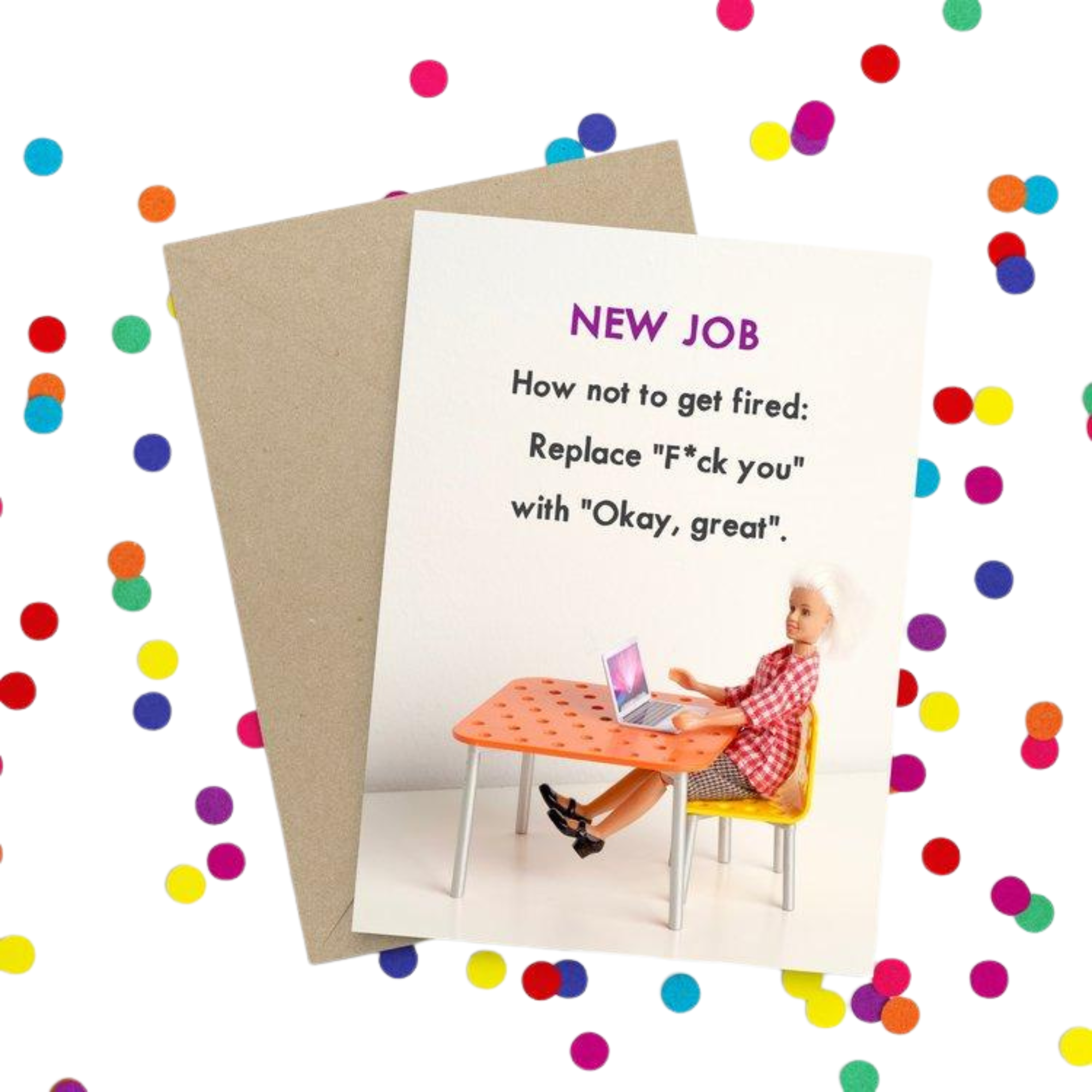Card- New Job | Bold & Bright