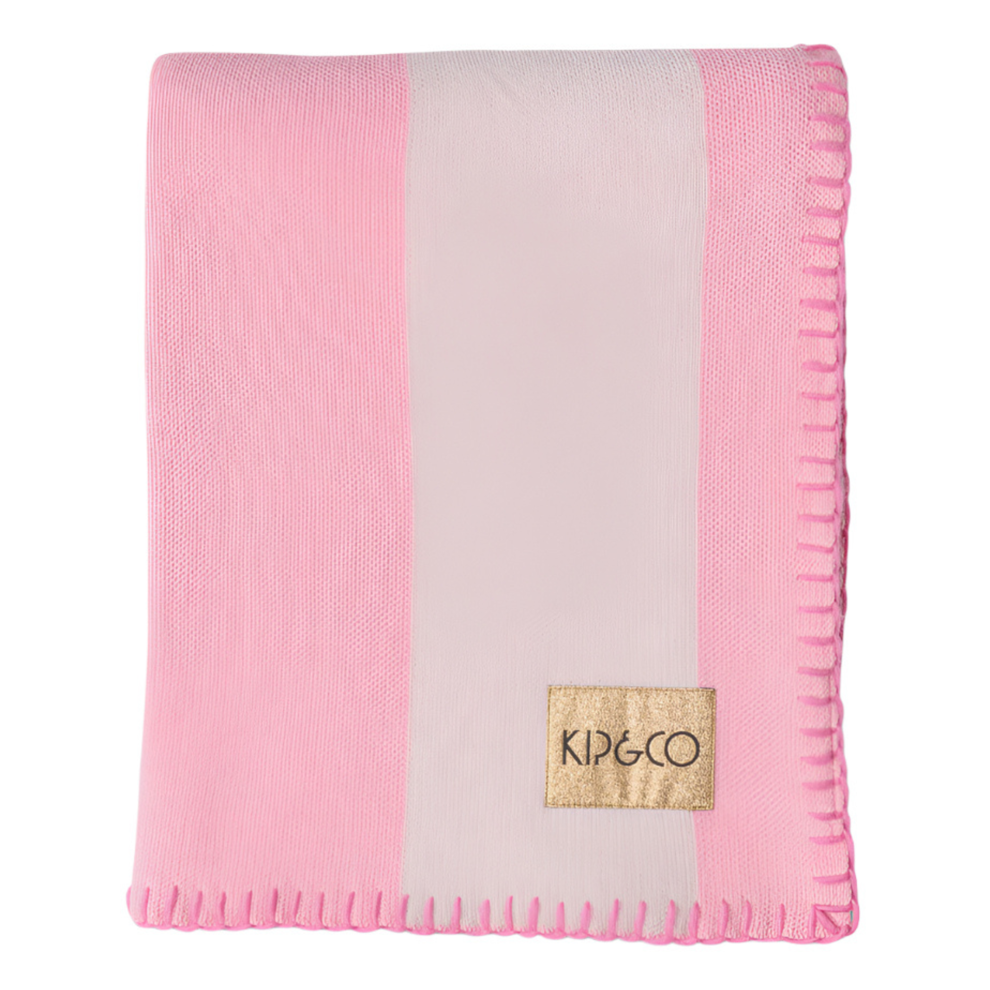 Cotton Candy Cotton Knitted Blanket | Kip & Co