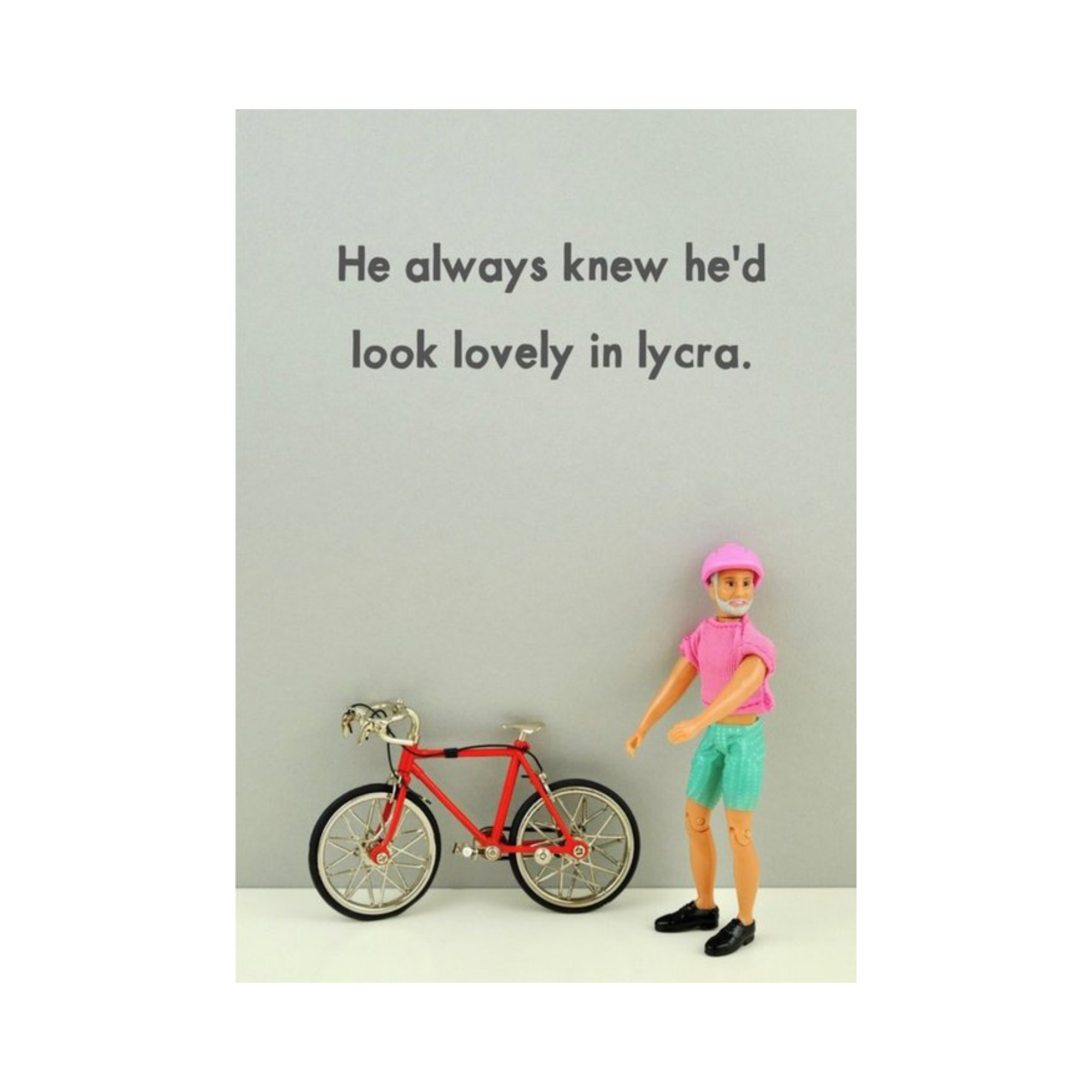 Card- Lovely in Lycra | Bold & Bright