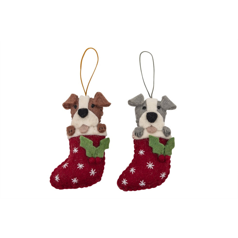 Staffy in Stocking - Brown | Pashom