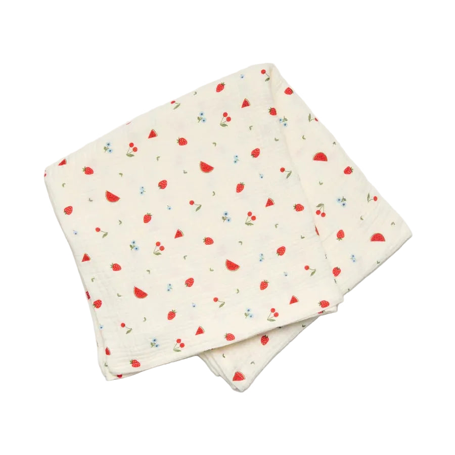 Swaddle Organic Muslin - Sweet Pickings | Over The Dandelions