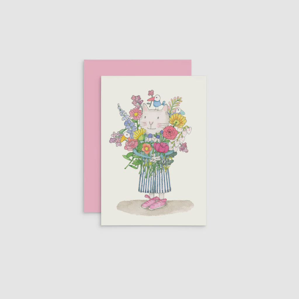 Cat Bouquet - Gift Tag | Twigseeds