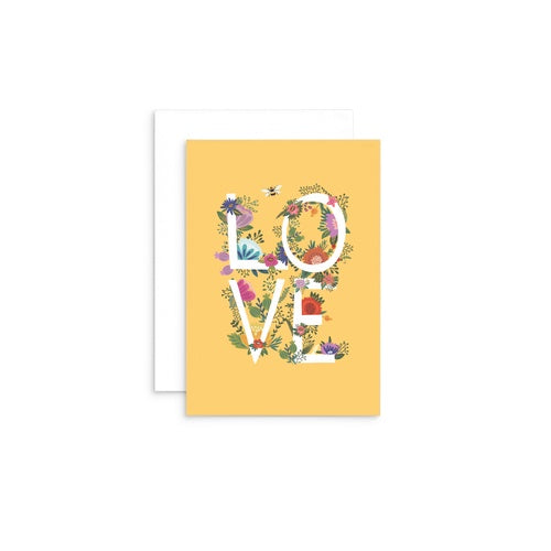 Love - Bee Mini Card | Affirmations