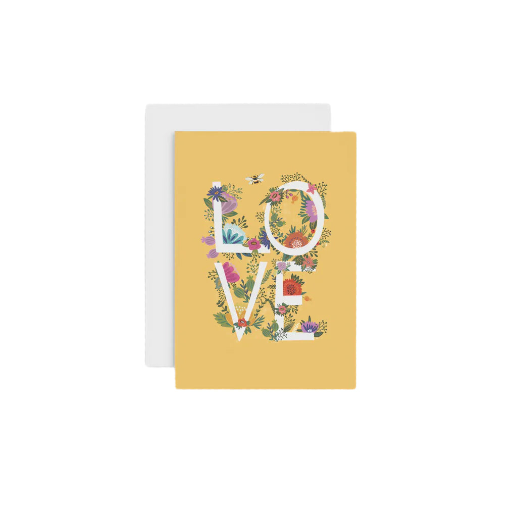 Love - Bee Mini Card | Affirmations