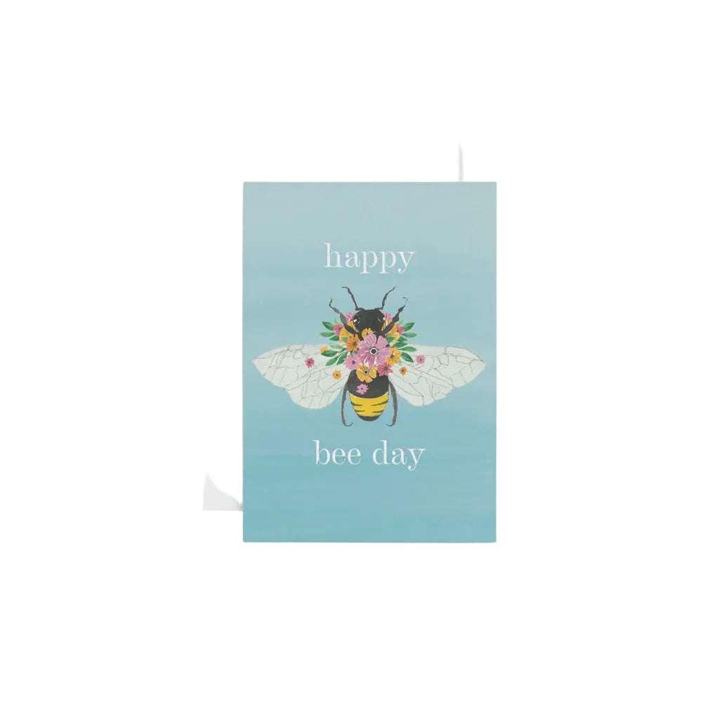 Happy Bee Day - Bee Mini Card | Affirmations