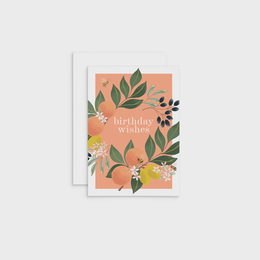 Birthday Wishes - Bee Mini Card | Affirmations