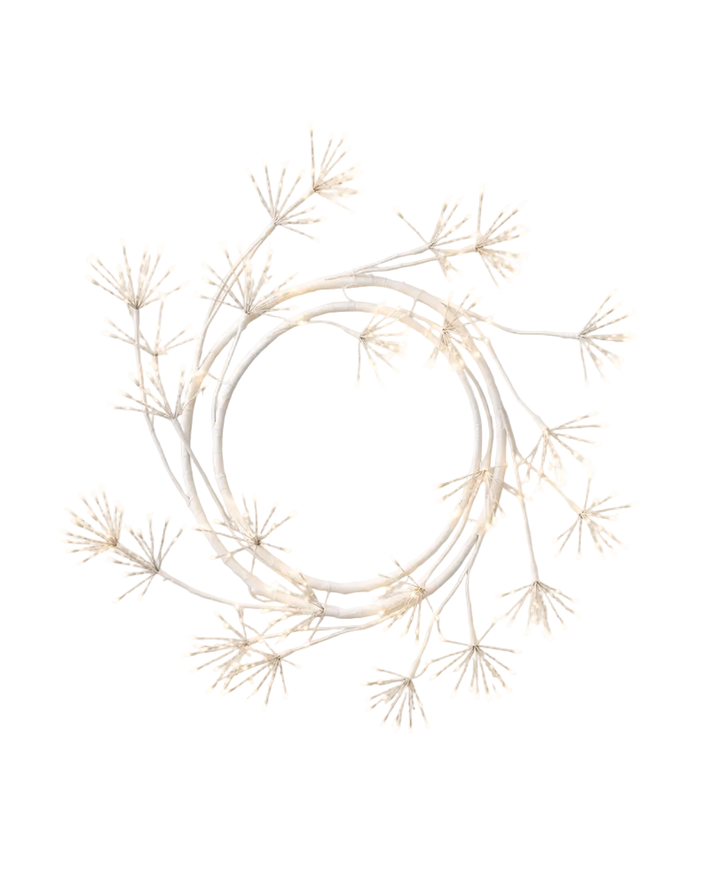 Spiral Wreath - White | Stellar Haus