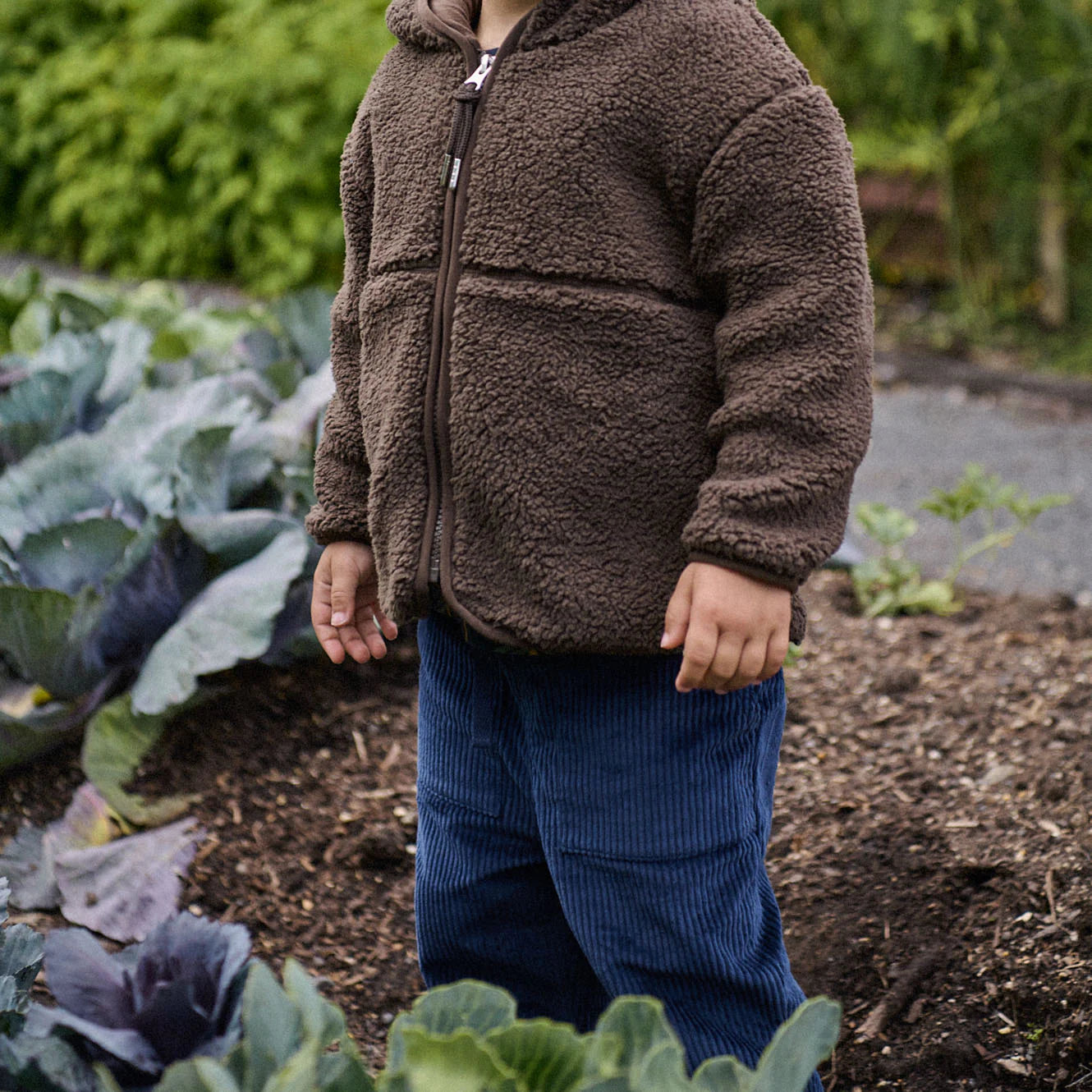 TEDDY CORD PANTS - Navy | Nature Baby