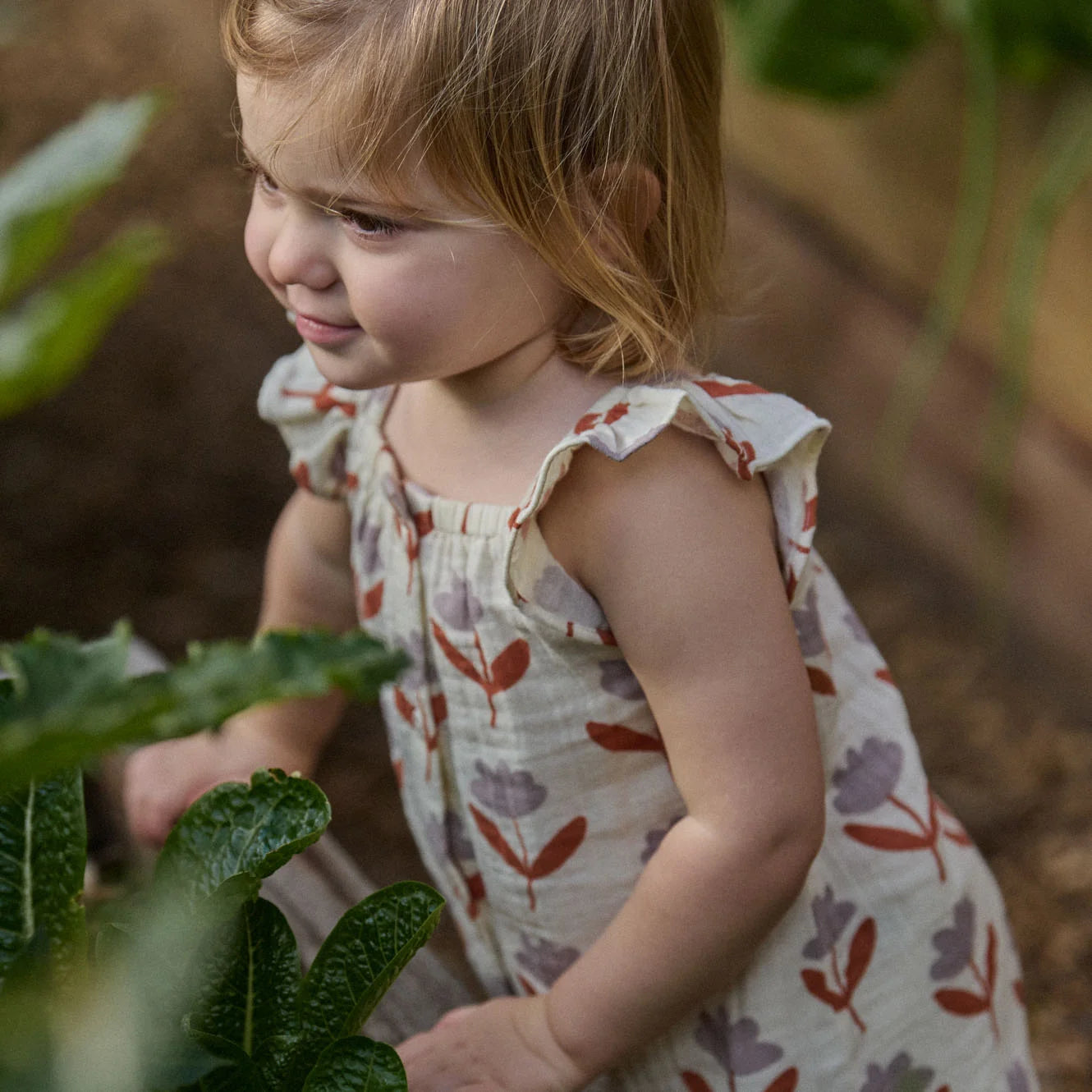 TILDA SUIT MUSLIN - Fleurette Print | Nature Baby