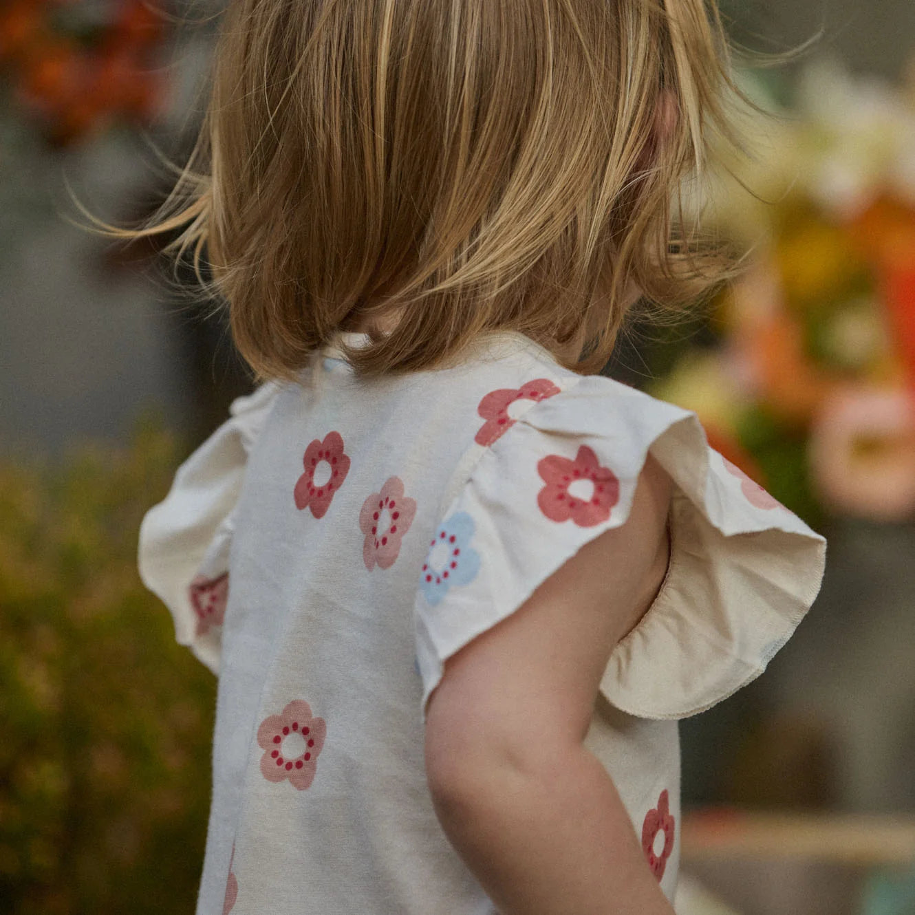 TILLY SUIT - Flora Stamp Print | Nature Baby