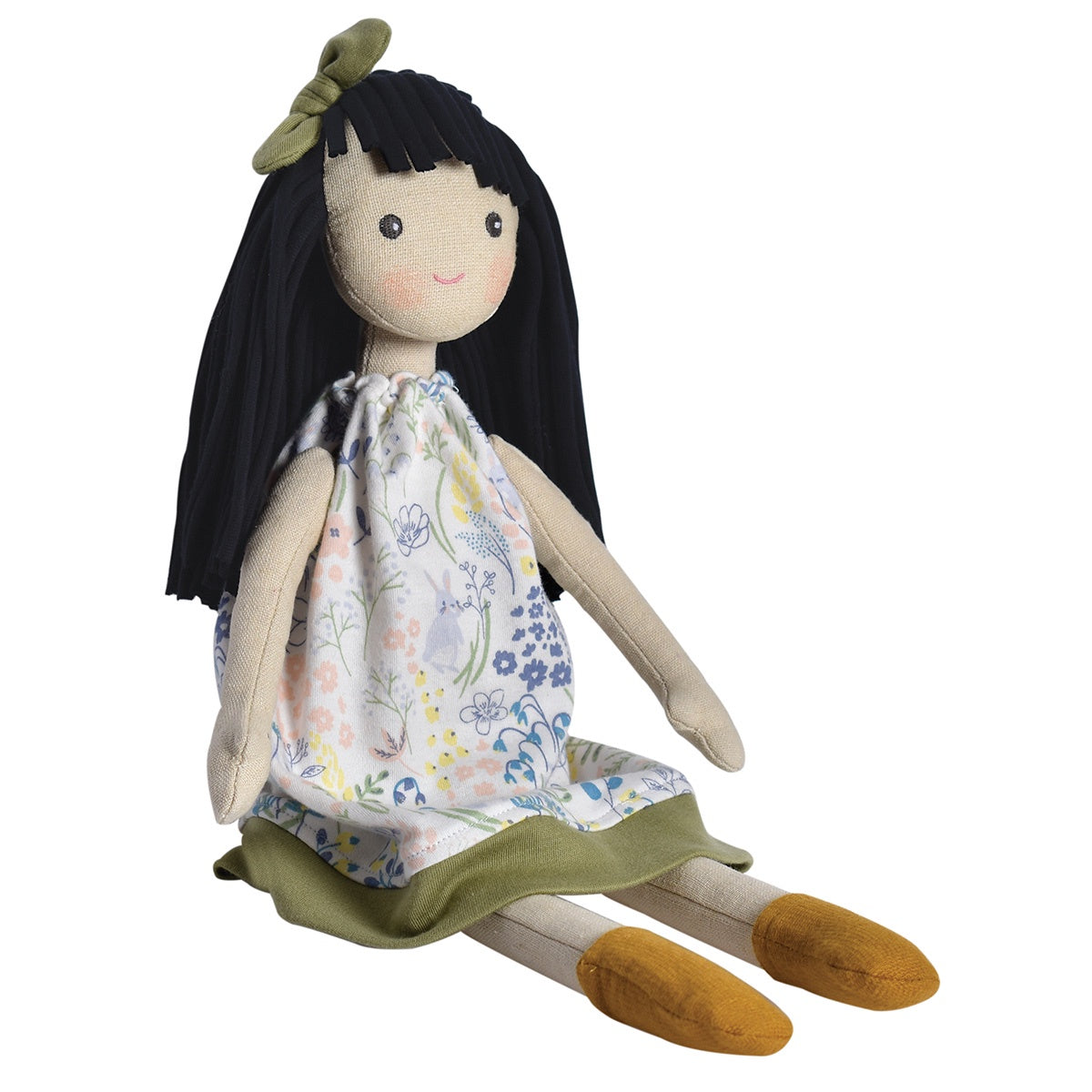 Jedda in Green & Blue Dress, Doll | Tikiri-Bonikka
