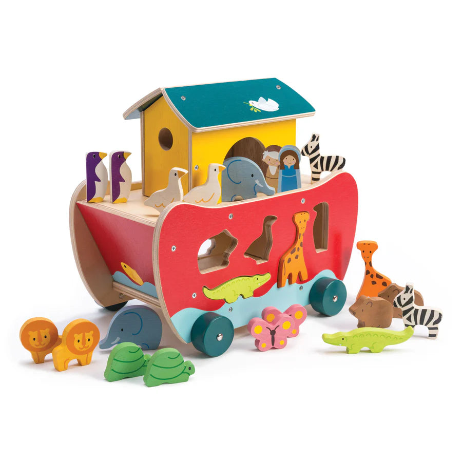Noahs Shape Sorter Ark | Tender Leaf Toys