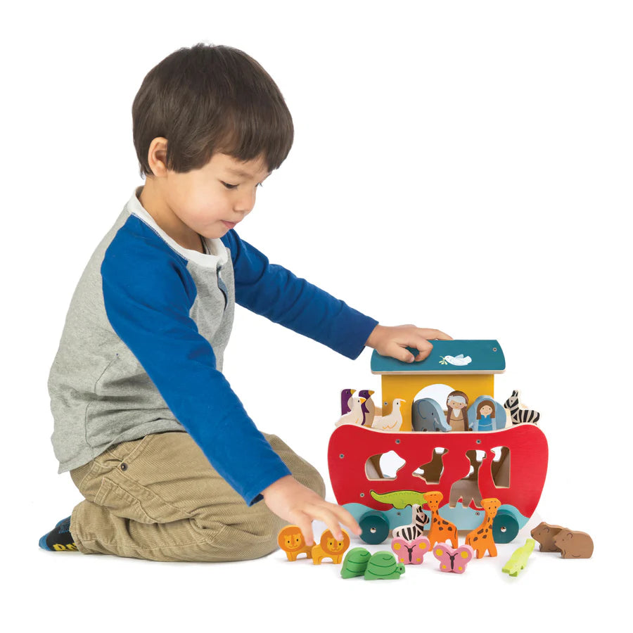 Noahs Shape Sorter Ark | Tender Leaf Toys