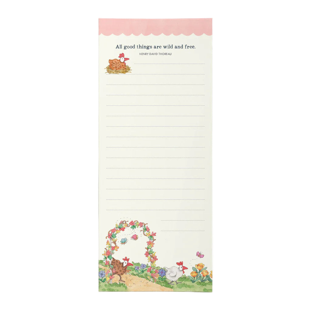 List Notepad - Chickens | Twigseeds