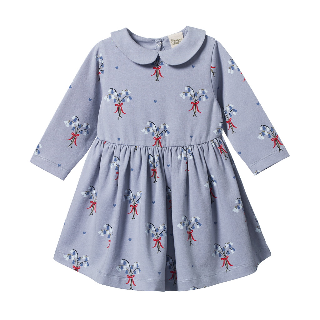 AGNES DRESS - Bluebelle Print | Nature Baby